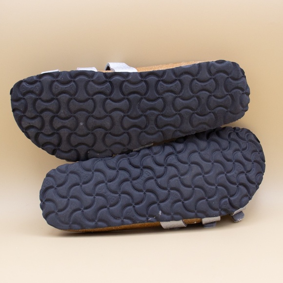 Birki's by Birkenstock Xenia Silver Birko-Flor Sandals Women's Size 7-7.5 EU 38 - Picture 8 of 8